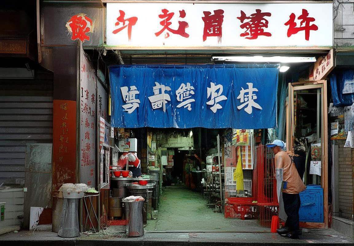 桂林本地人吃的米粉店-卤菜粉-卤菜粉