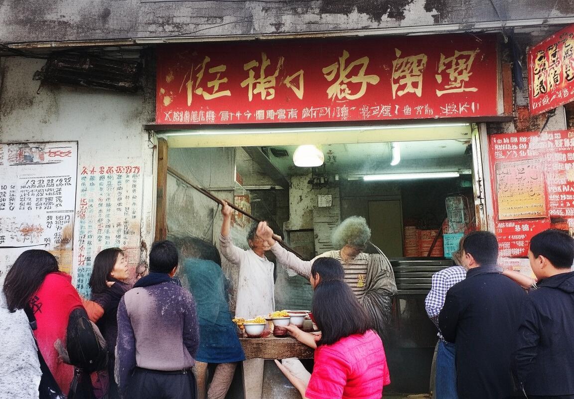 昆明本地人吃的过桥米线，藏在老巷子米线店的手工酸浆米线里：鳝鱼帽子、传统过桥米线汤底才是灵魂